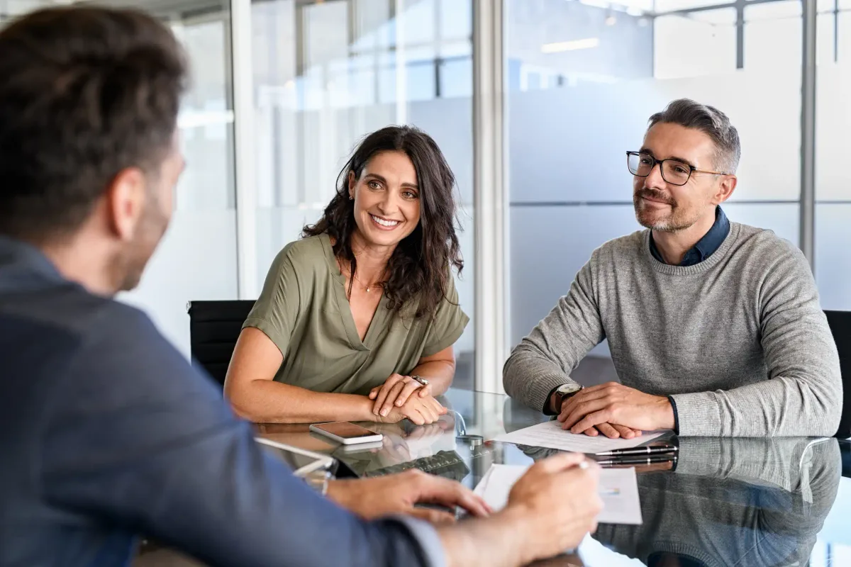 Beratungsgespräch bei ORANGE Finance